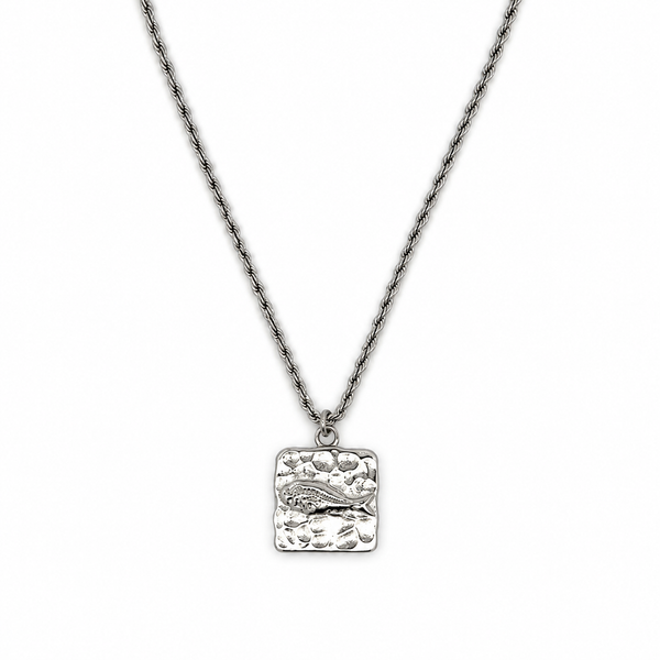 Hammered Fish Medallion